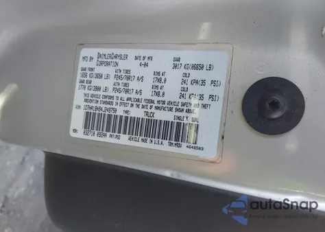 2004 Dodge Ram 1500 Slt/Laramie from USA, damaged, VIN 1D7HA18N94J249750